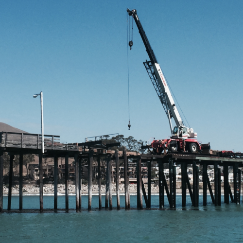 Restoration of the Cayucos pier